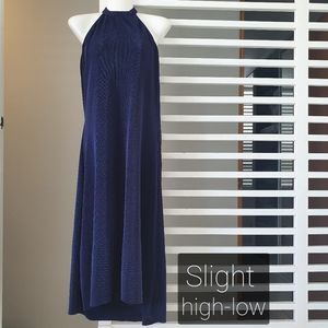 2 FOR 20 Halter Slip-On Navy Blue Dress
